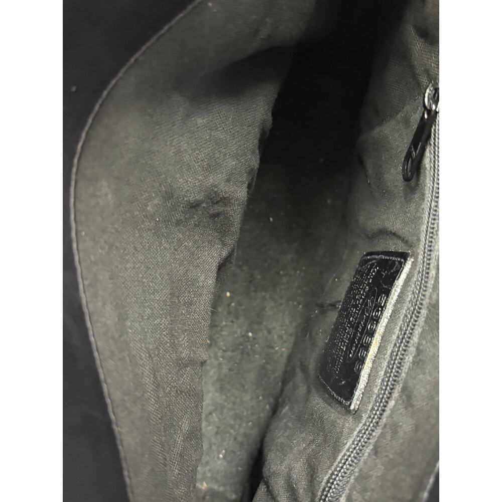 Brighton Black Leather Shoulder Bag Purse #76962 - Picture 6 of 8